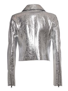 P.A.R.O.S.H. Silver biker jacket
