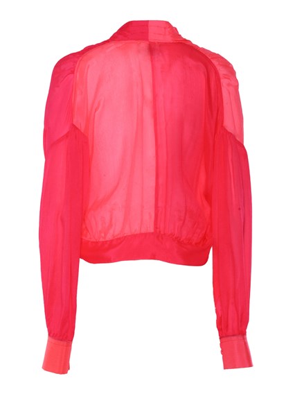 FORTE FORTE Red shaded silk shirt