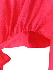 FORTE FORTE Red shaded silk shirt