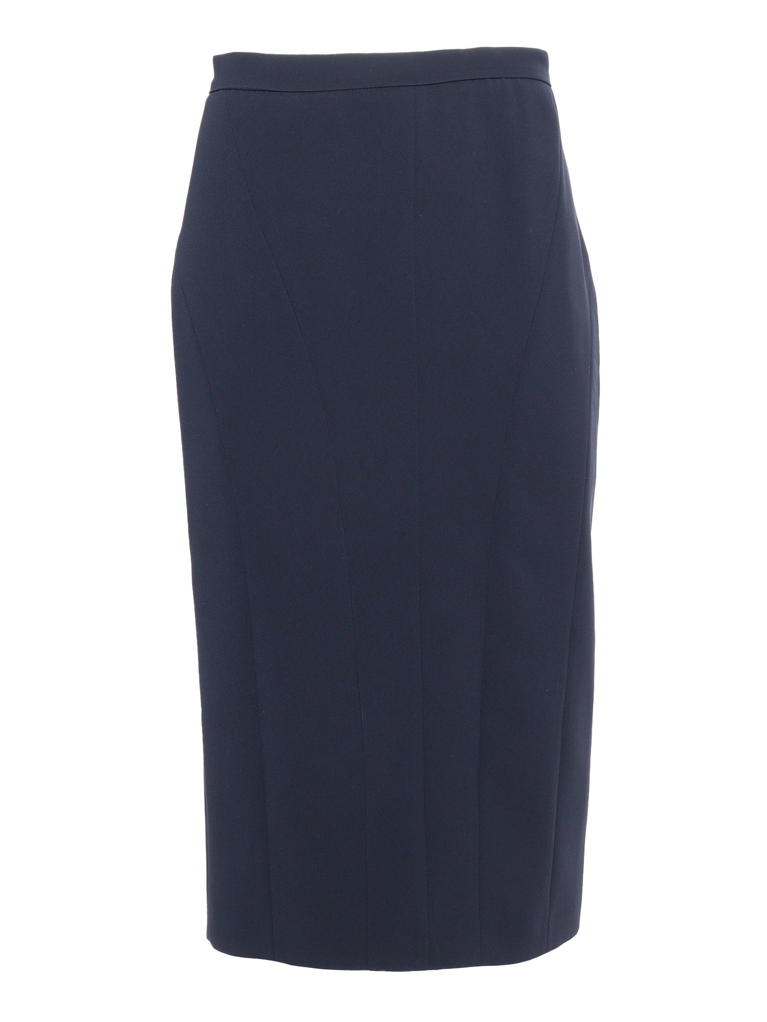 Max Mara Studio Woman Maxi Skirt Midnight Blue Size 2 Virgin Wool In Blue