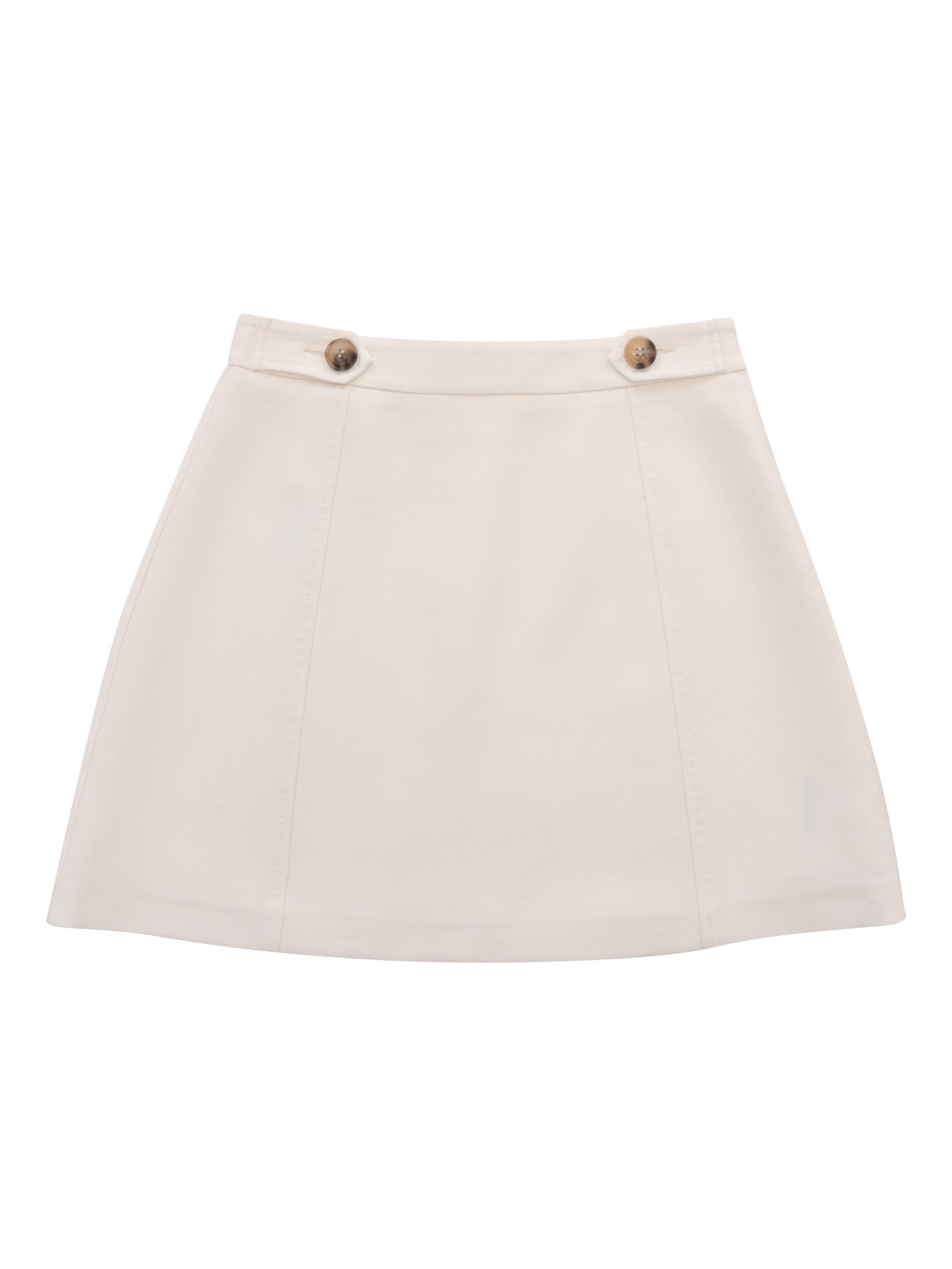 Max & Co White Mini Skirt In Pink