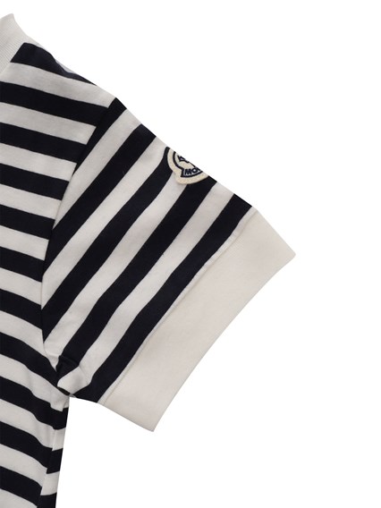 Moncler Enfant Striped t-shirt with logo
