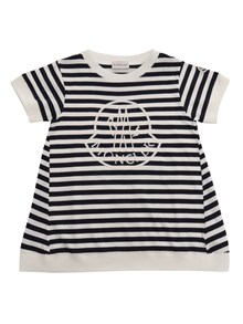 Moncler Enfant Striped t-shirt with logo