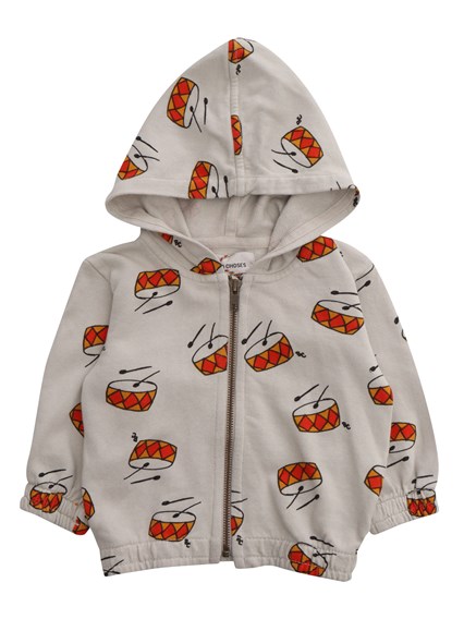 Bobo Choses Gray sweatshirt with prints