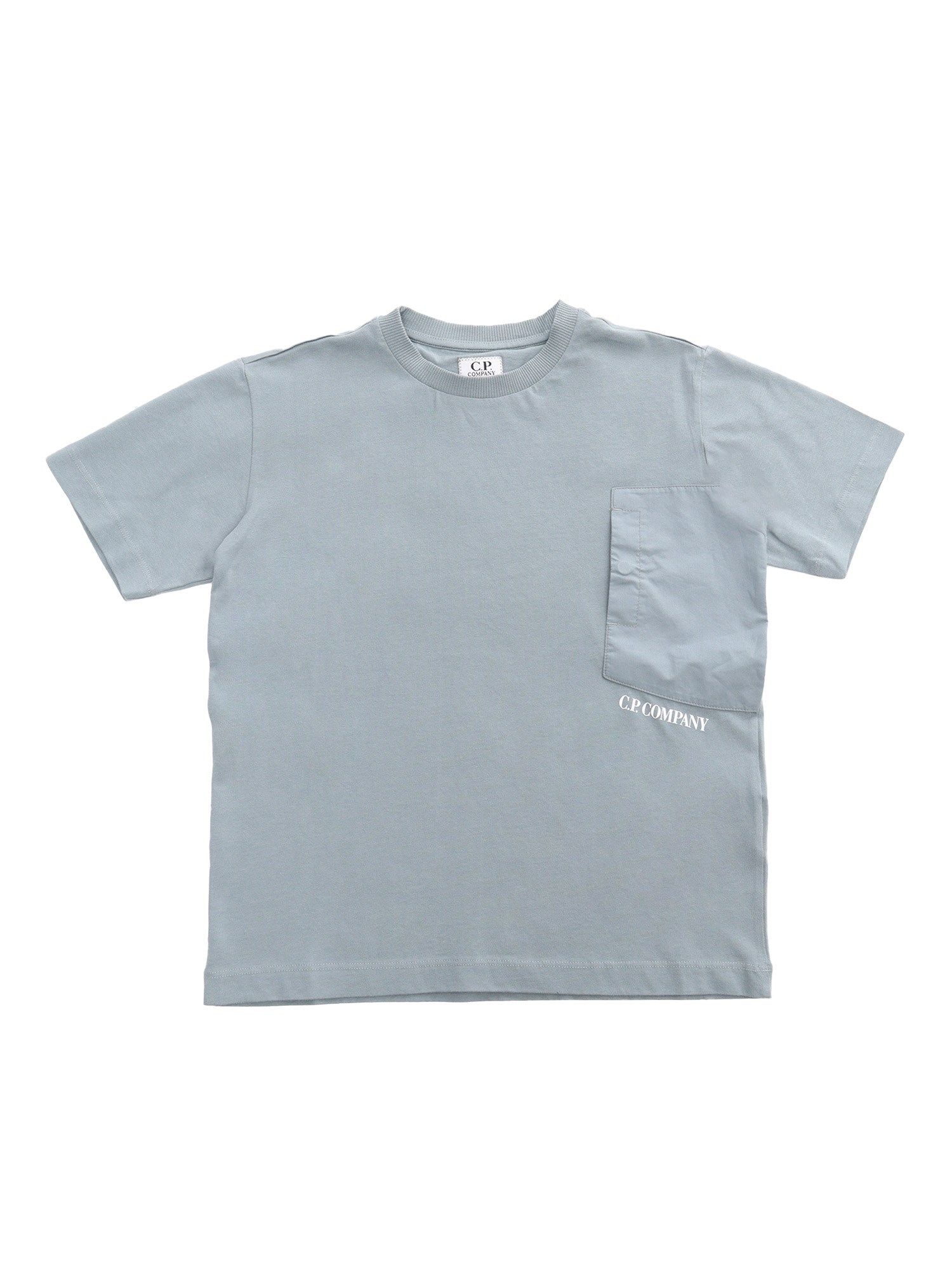 Shop C.p. Company Gray T-shirt With Pocket