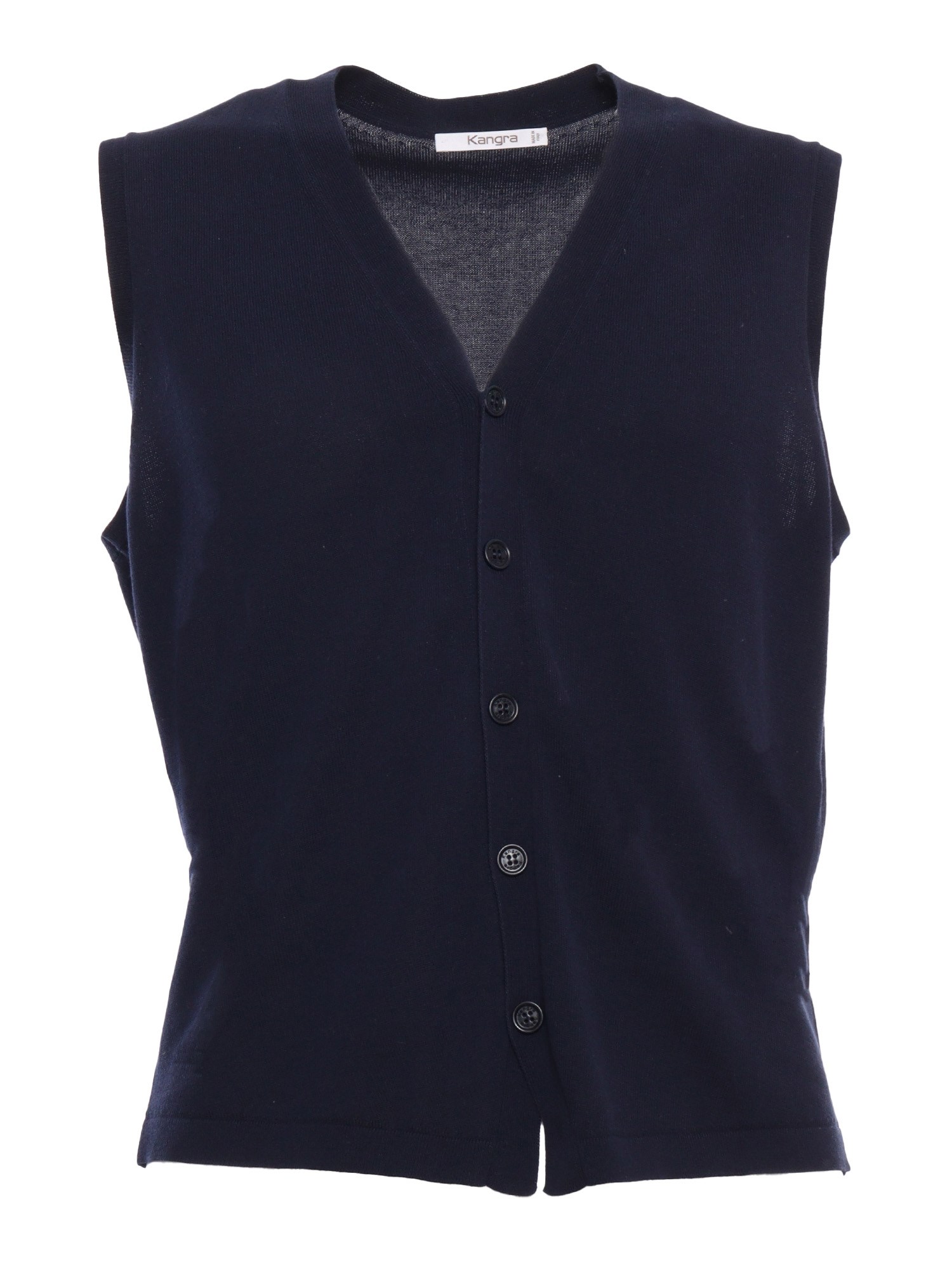 Shop Kangra Cashmere Blue Knitted Vest