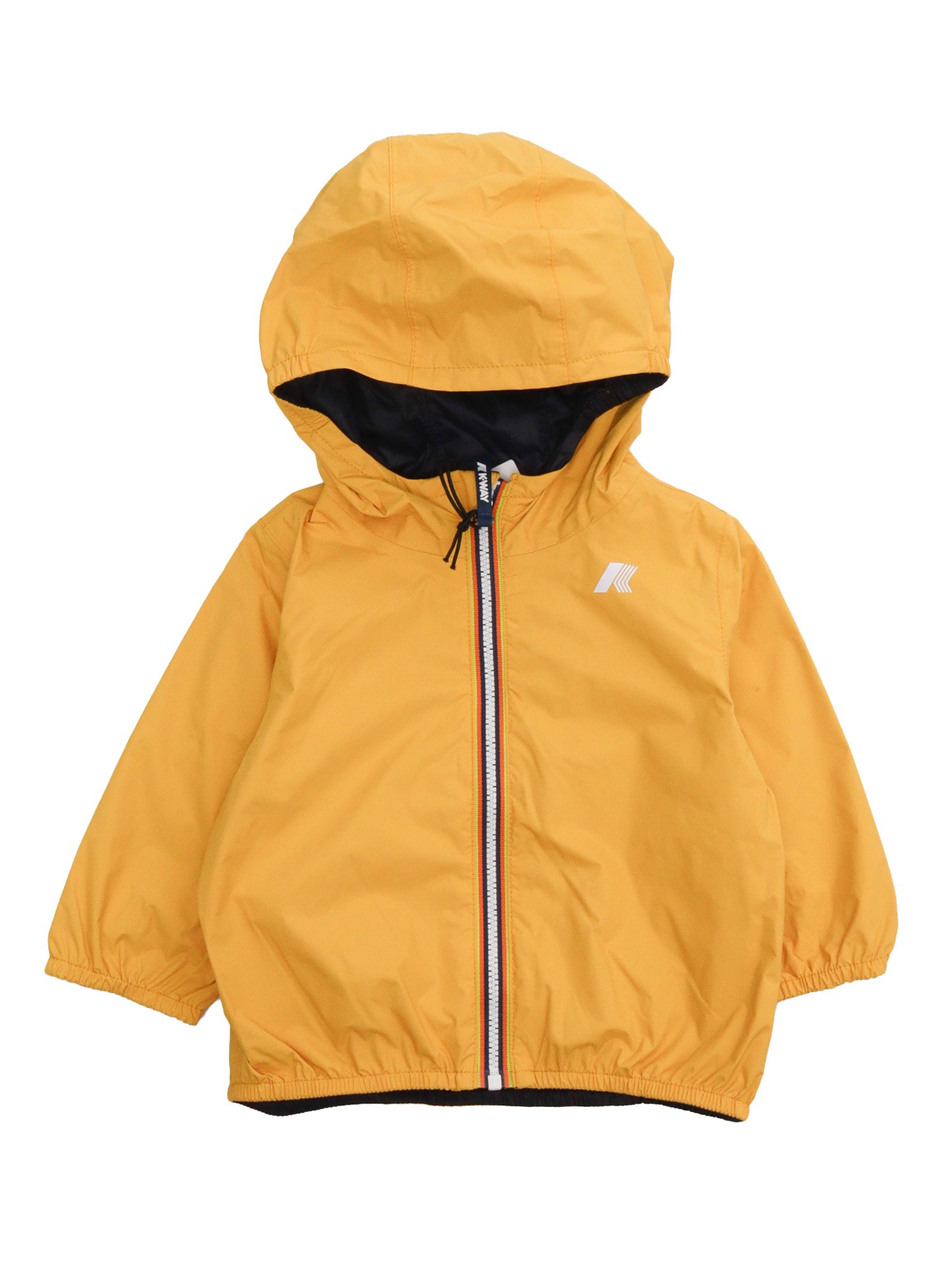 Shop K-way Ecoplus Waterproof Jacket In Yellow