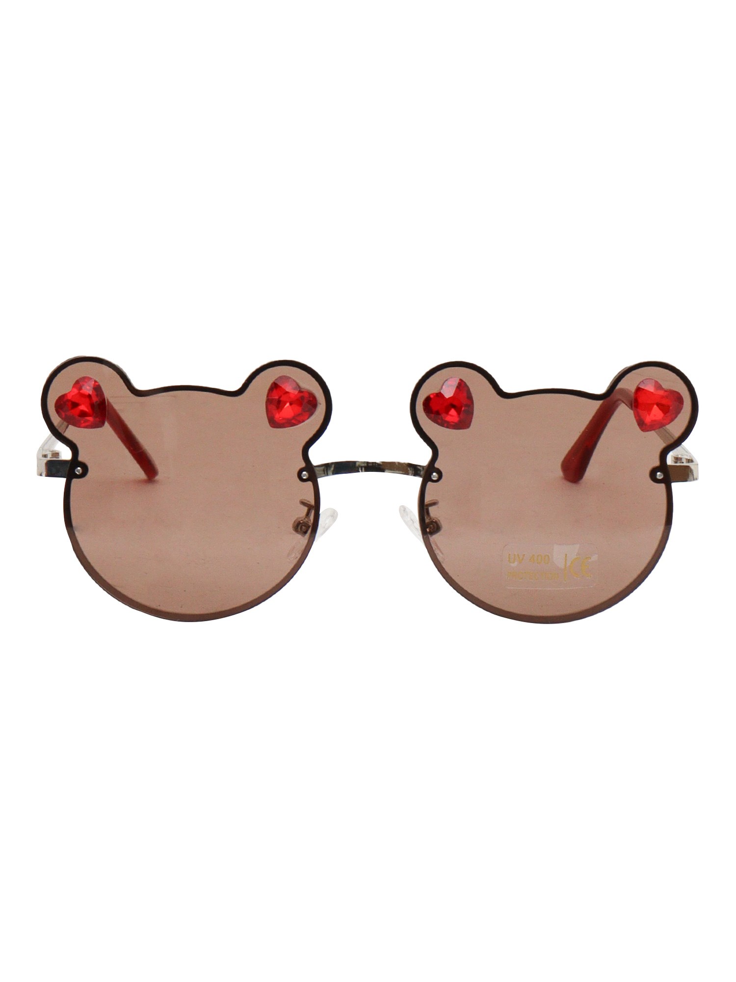 Shop Monnalisa Cat-shaped Glasses For Girls In Beige