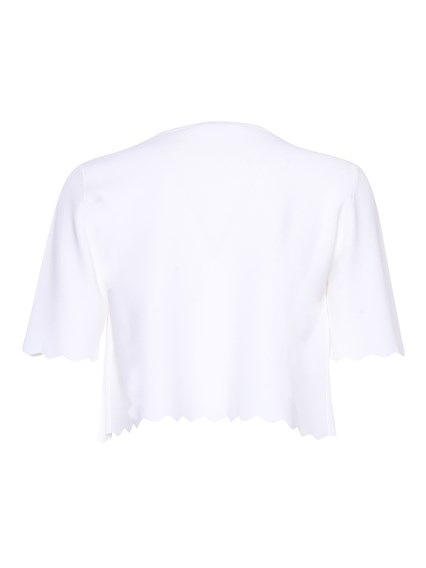 Kangra Cashmere Short white jacket