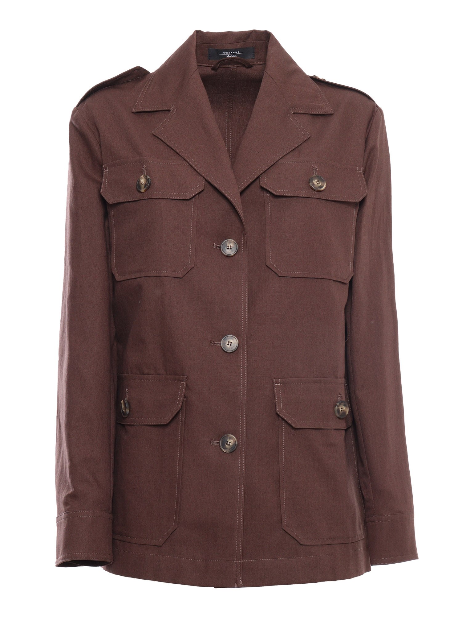 Max Mara Chocolate-colored Bacca In Brown