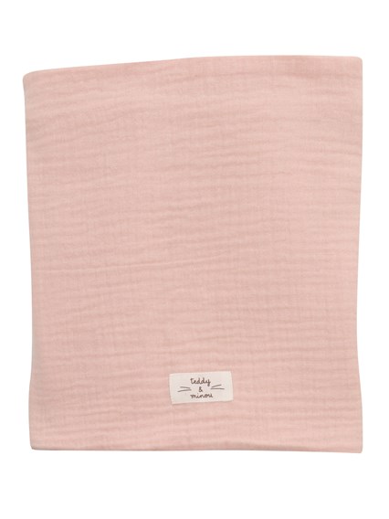 TEDDY & MINOU Pink crib blanket