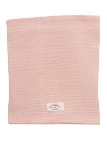 TEDDY & MINOU Pink crib blanket