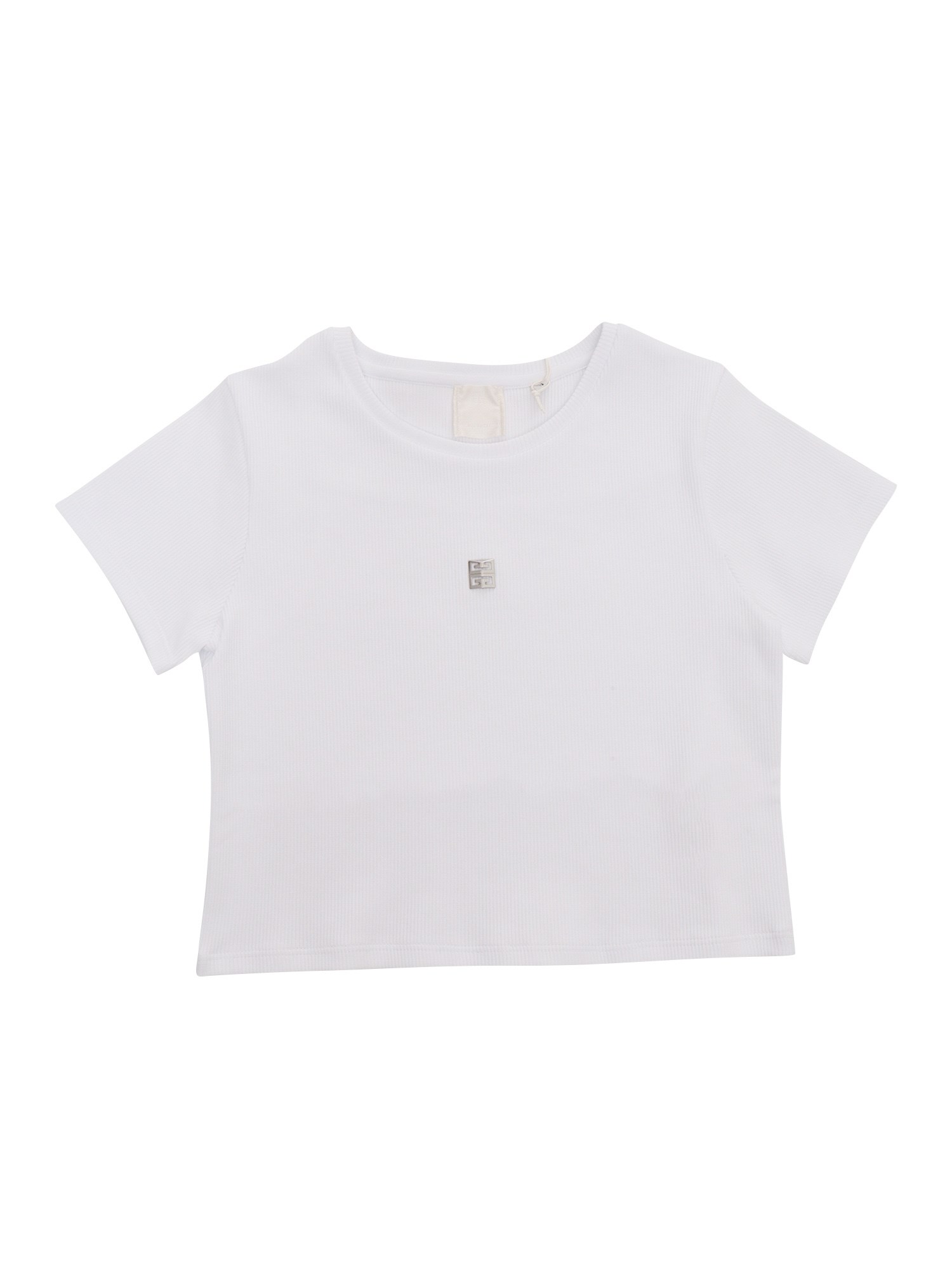 Givenchy White Cropped T-shirt