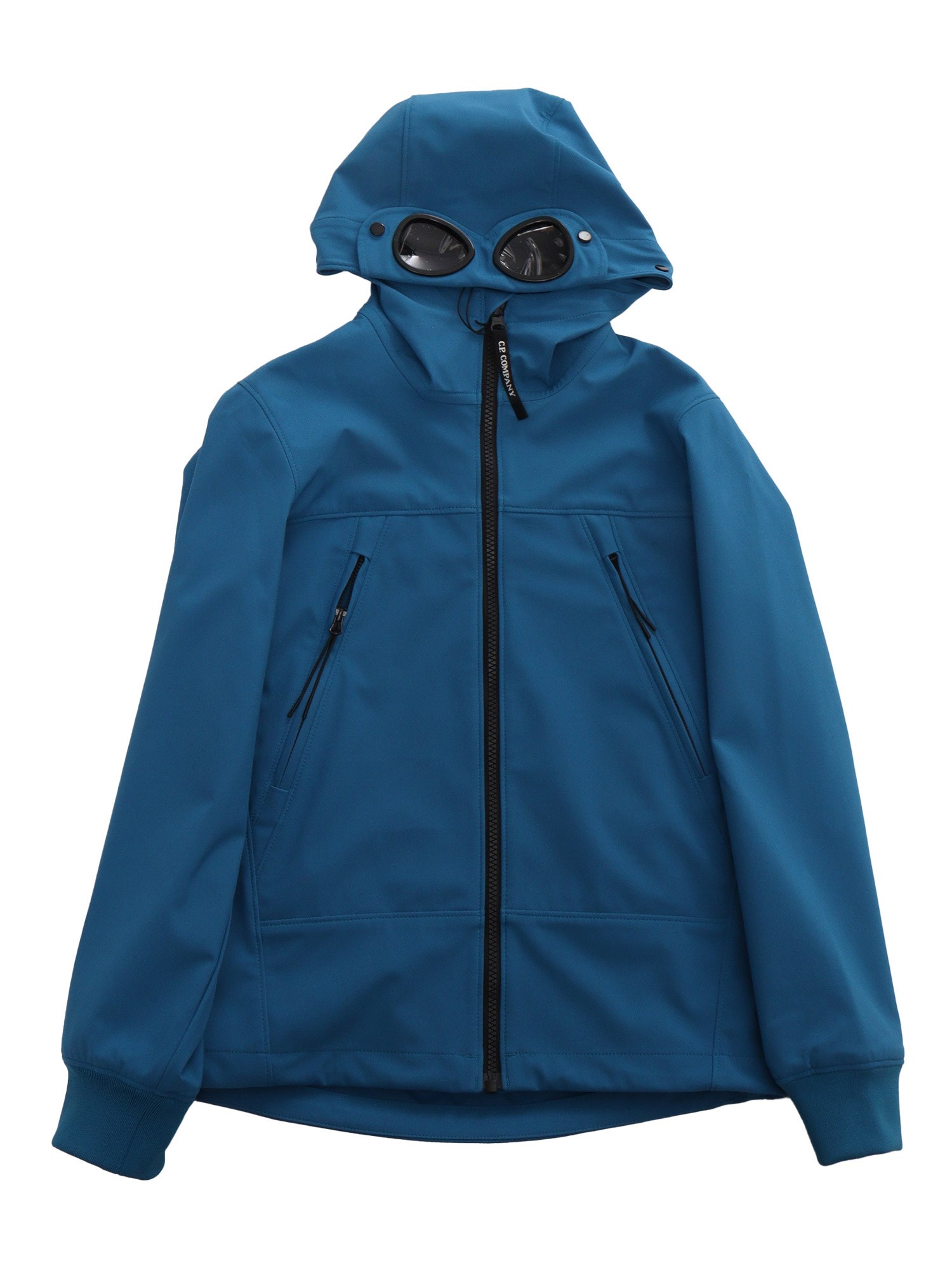 C.p. Company Blue Hooded Jacket