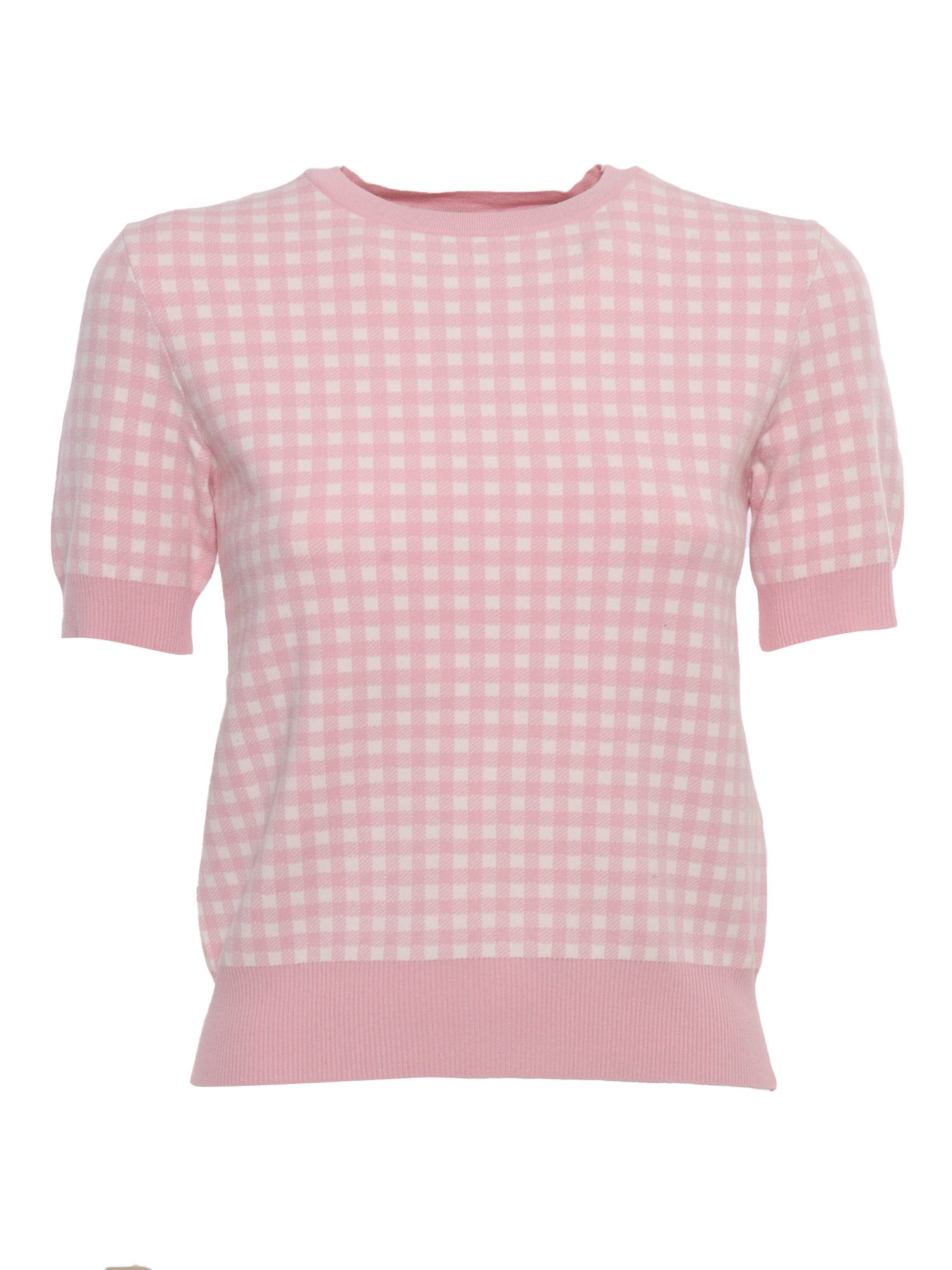 Shop Max Mara Pink Knitted T-shirt