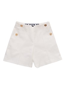 Versace White high-waisted shorts