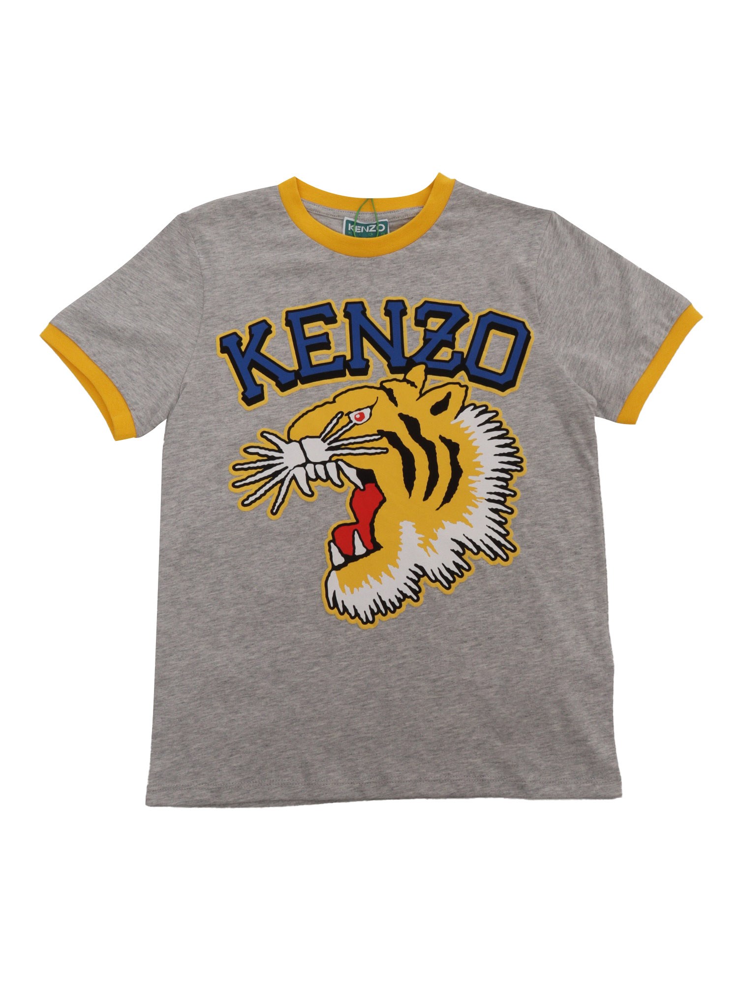 Kenzo Grey T-shirt With Pattern