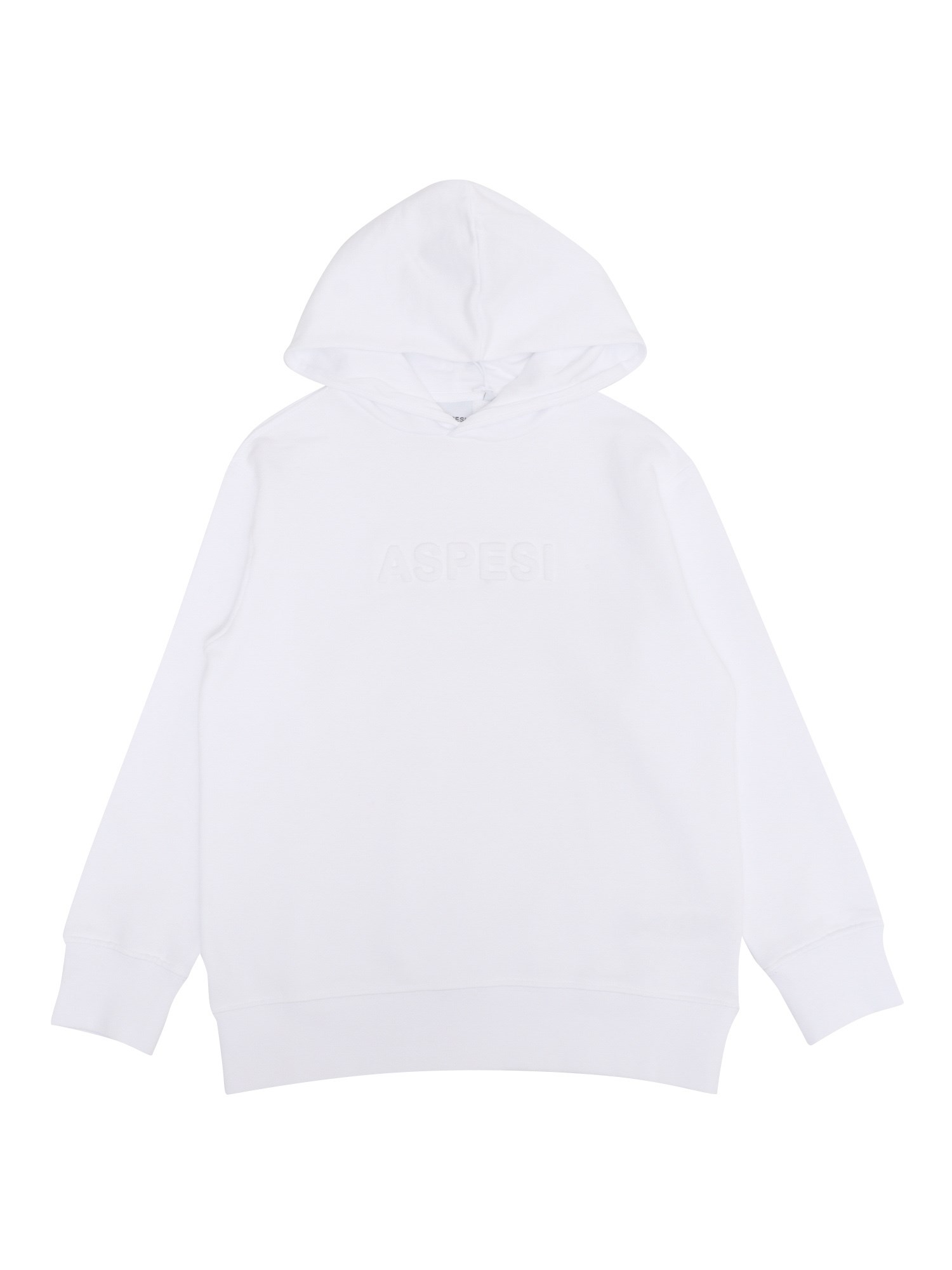 Aspesi Basic Sports Sweatshirt In White