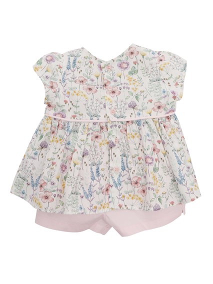 IL GUFO Floral playsuit