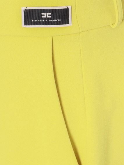 ELISABETTA FRANCHI Yellow trausers