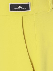ELISABETTA FRANCHI Yellow trausers