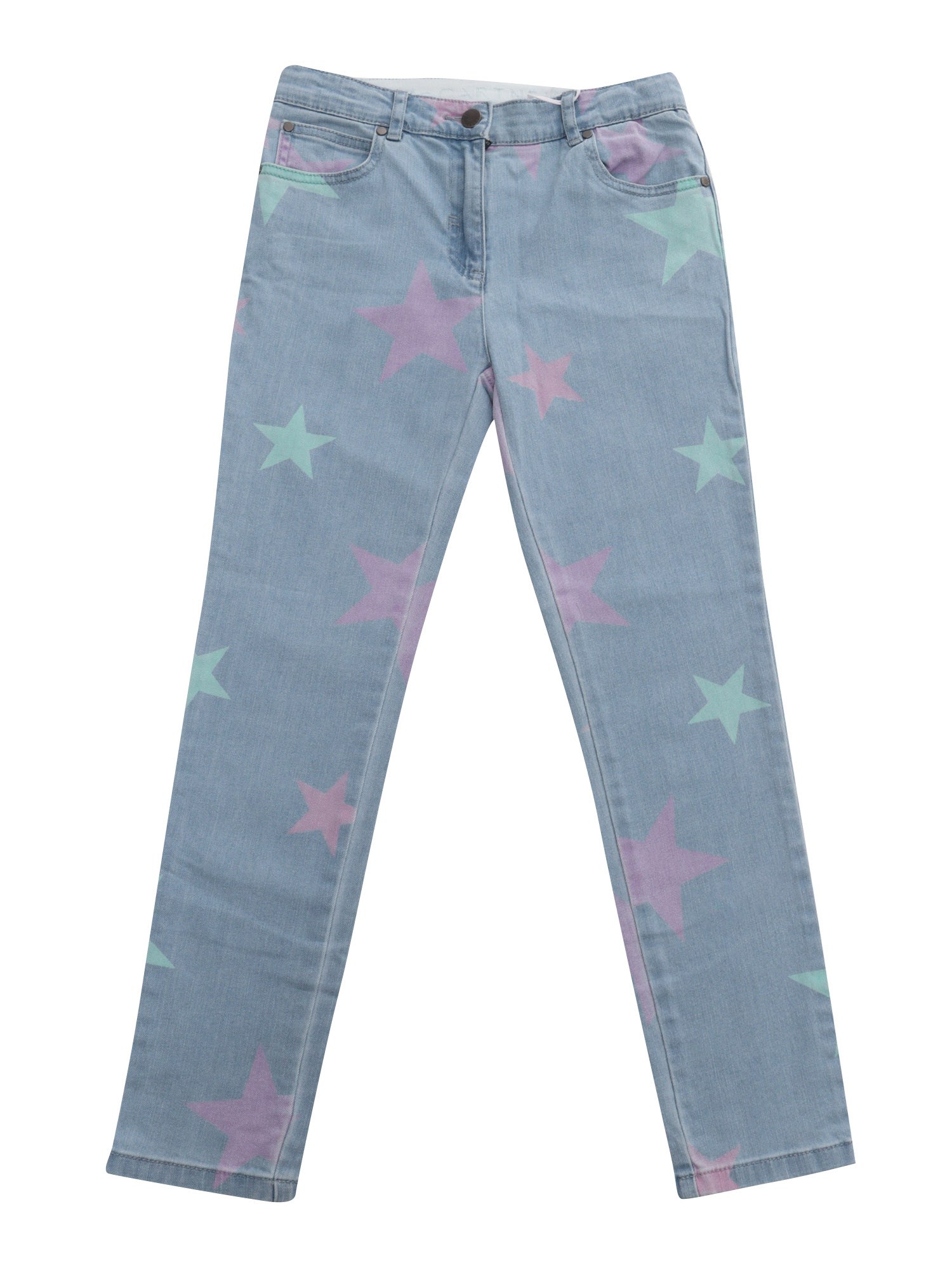 Stella Mccartney Light Blue Jeans With Stars