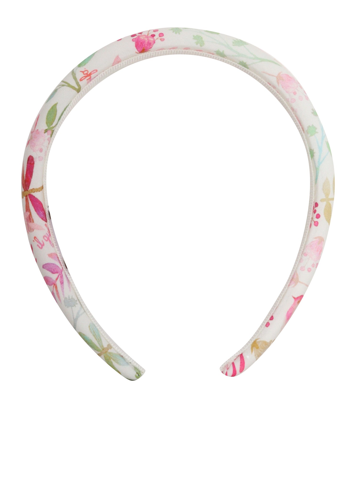 Il Gufo White Headband In Pink