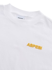 ASPESI White t-shirt with logo