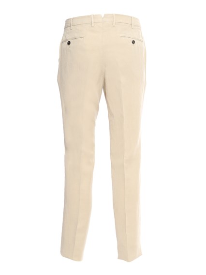 PT 01 Beige slim trousers