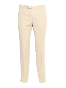 PT 01 Beige slim trousers