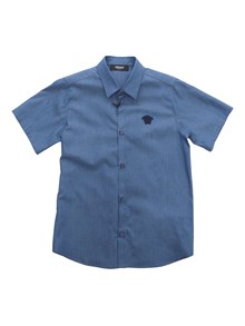 Versace Blue shirt with Medusa