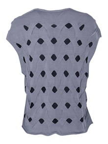Kangra Cashmere Grey woven-stitch vest