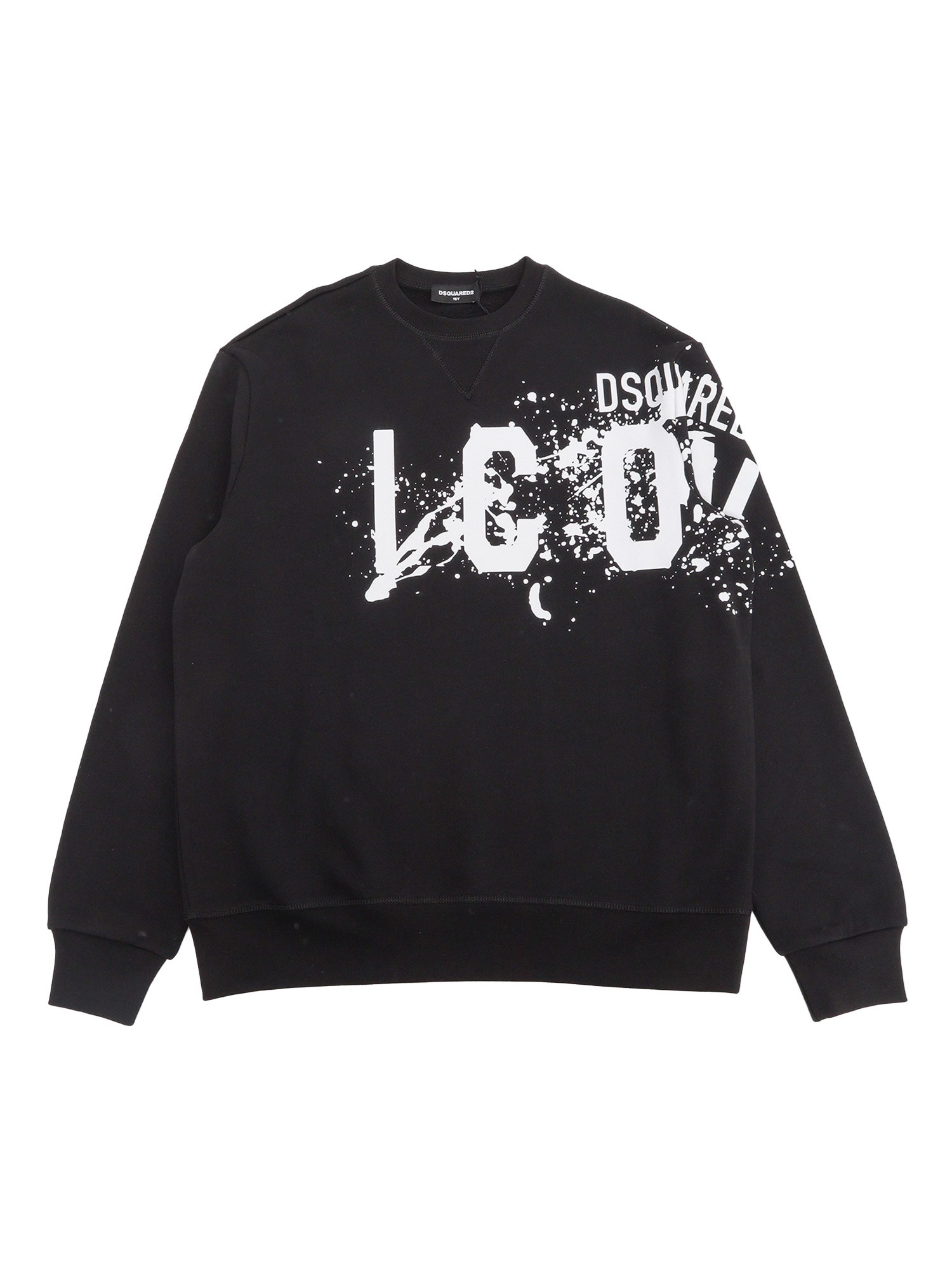 D-squared2 Black Sweatshirt With Print