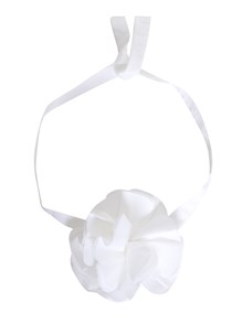 Dou-Uod White collar with flower