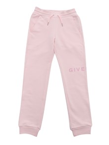 Givenchy Kids Pantalone jogging rosa