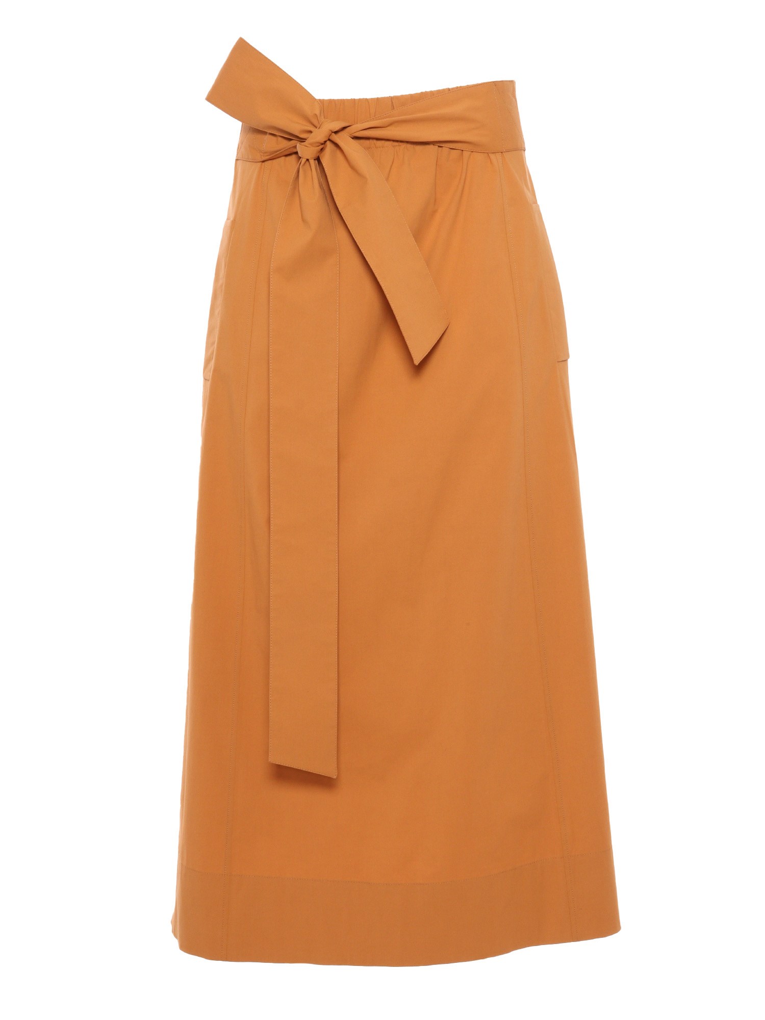 Antonelli Firenze Orange Skirt With Bow