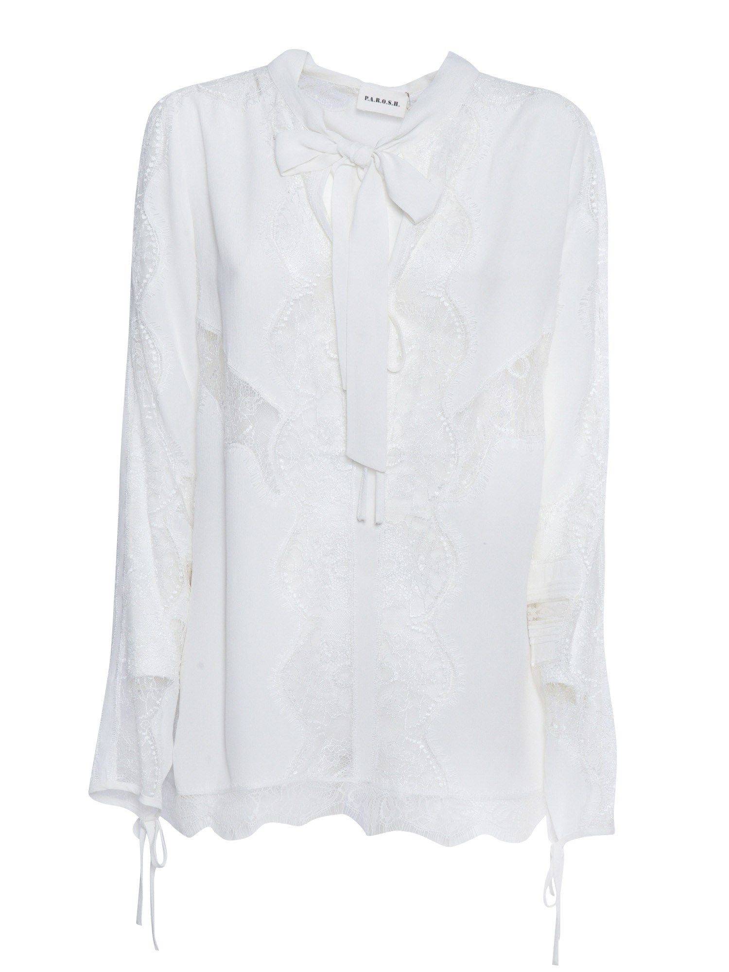 Shop P.a.r.o.s.h White Shirt With Lace