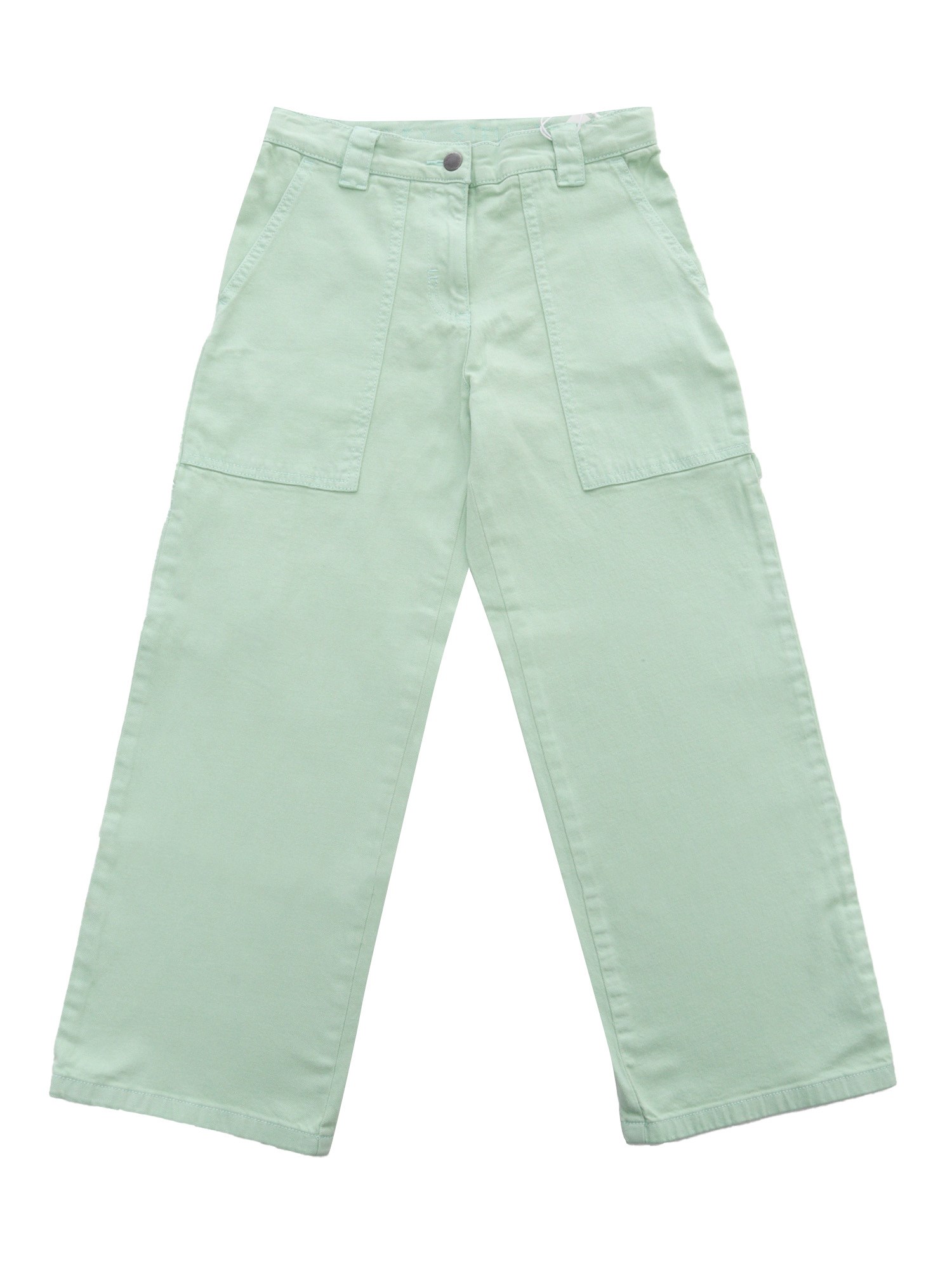 Stella Mccartney Green Mint Trousers