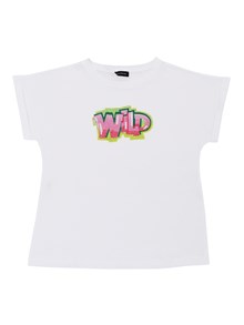 Monnalisa T-shirt bambina con strass