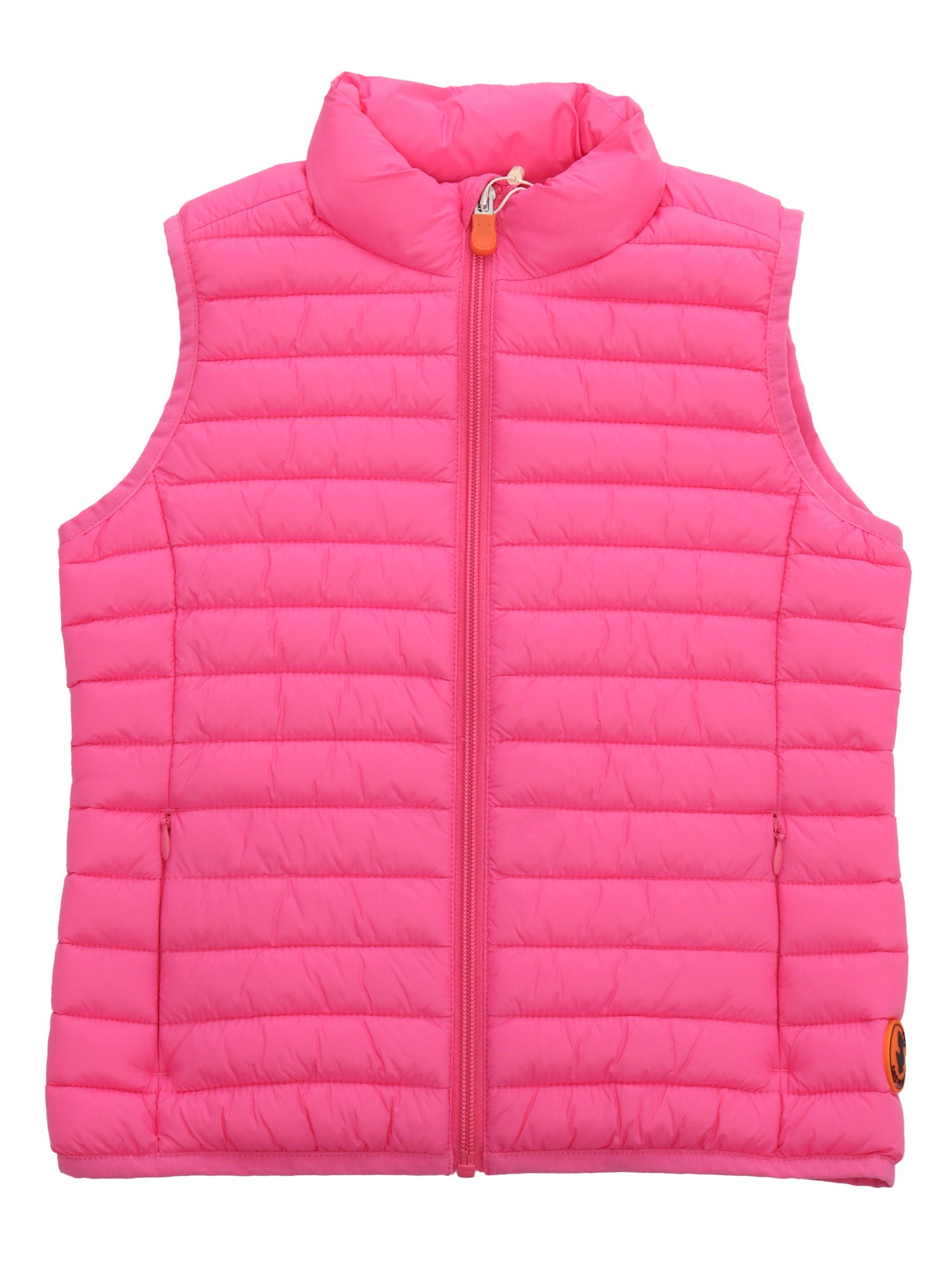 Shop Save The Duck Padded Vest For Girls In Pink