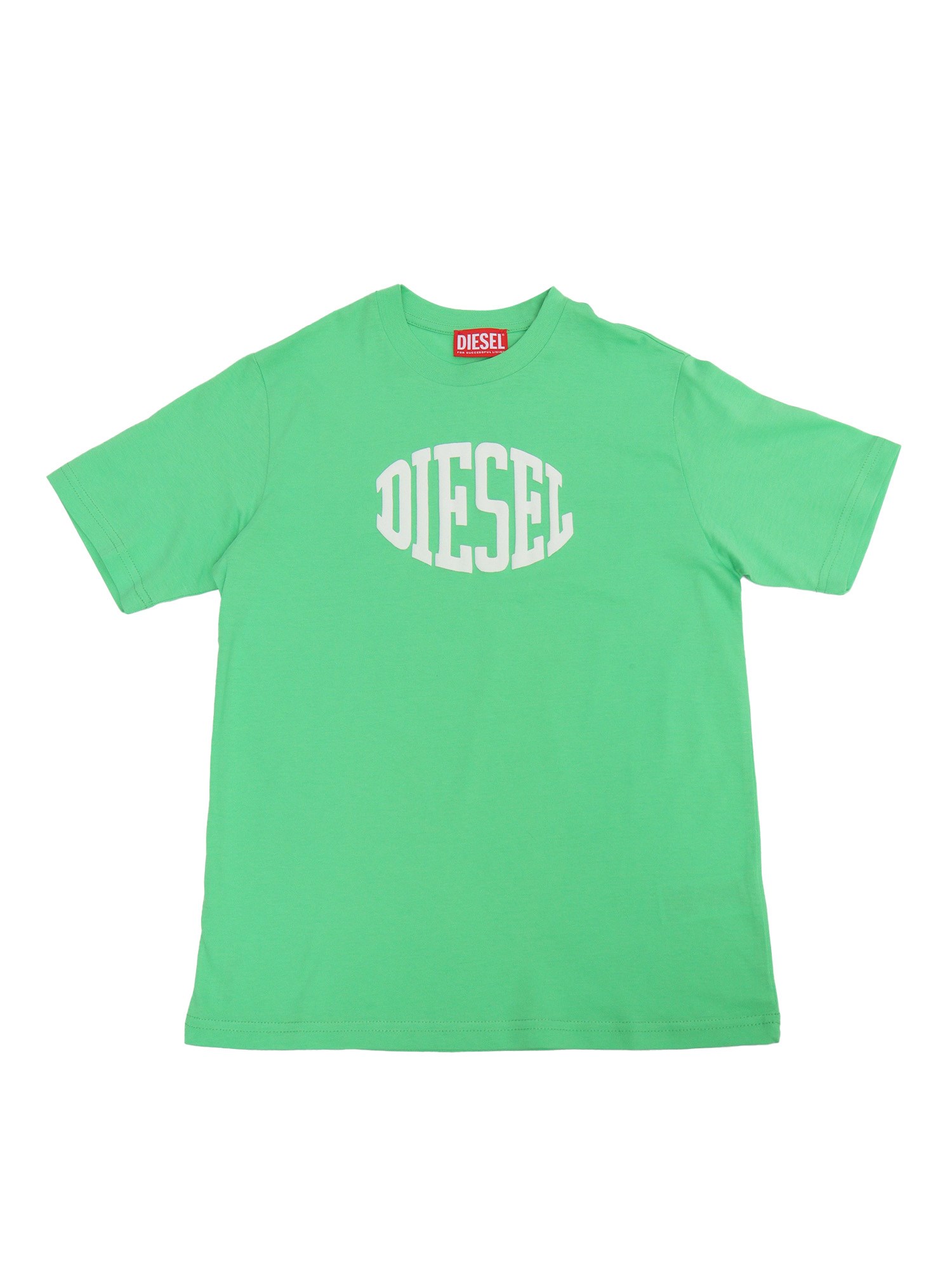 Diesel Green T-shirt With Logo