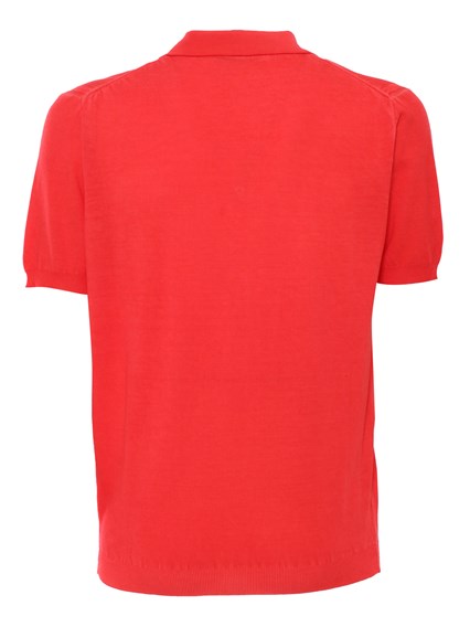 Kangra Cashmere Red polo
