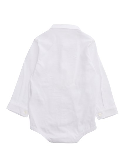 IL GUFO White chemisier bodysuit