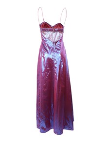 FORTE FORTE Long metallic dress