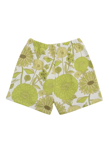 Dou-Uod Shorts with yellow flowers