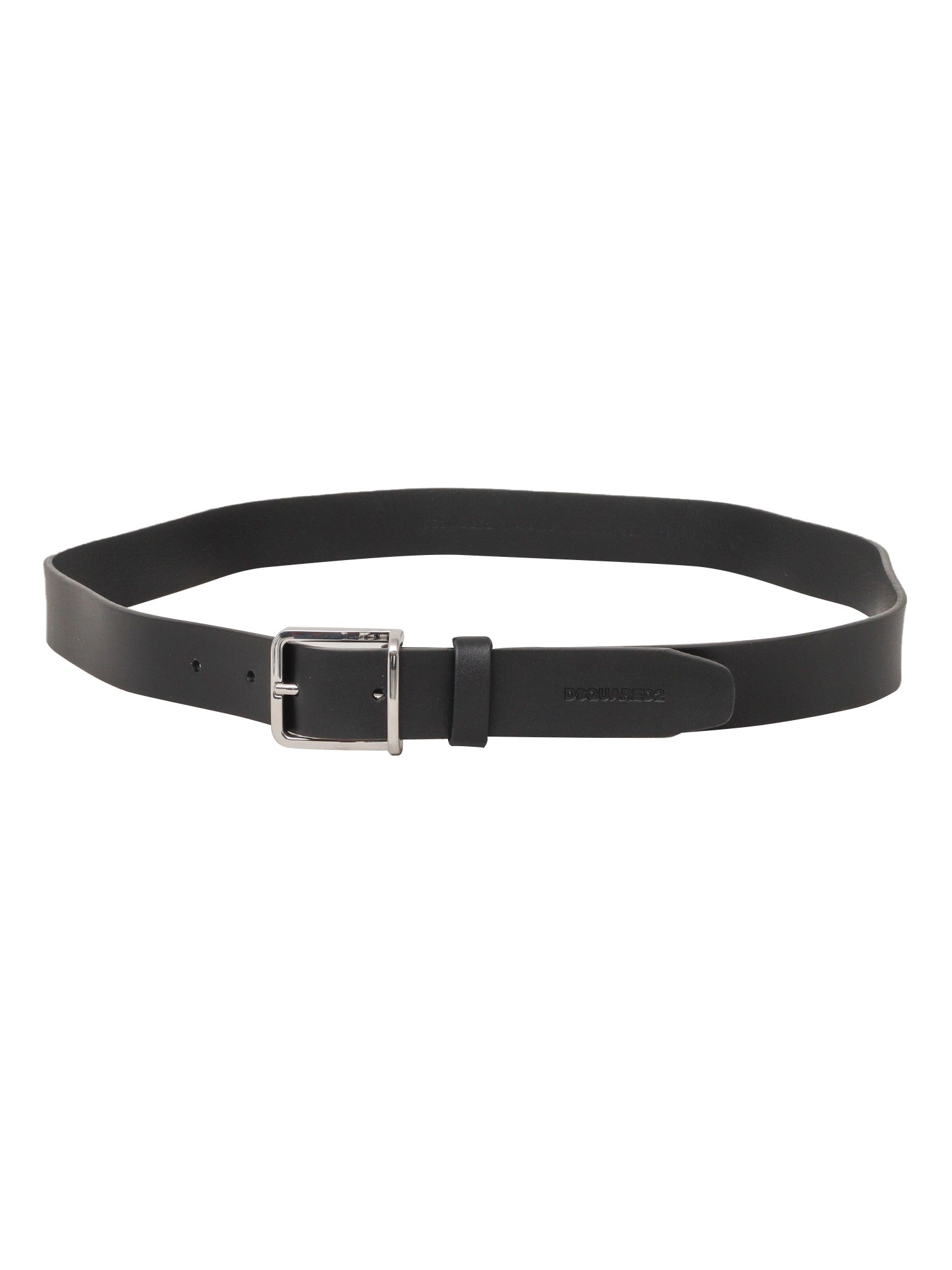 D-squared2 Black Leather Belt