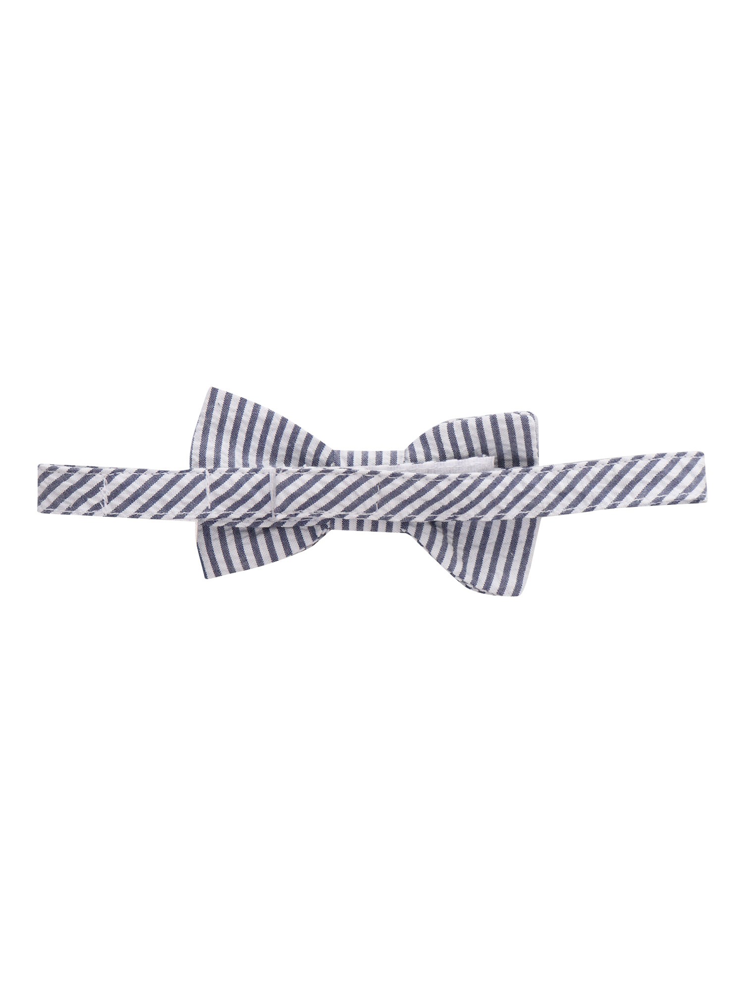 Il Gufo Striped Bow Tie In Black