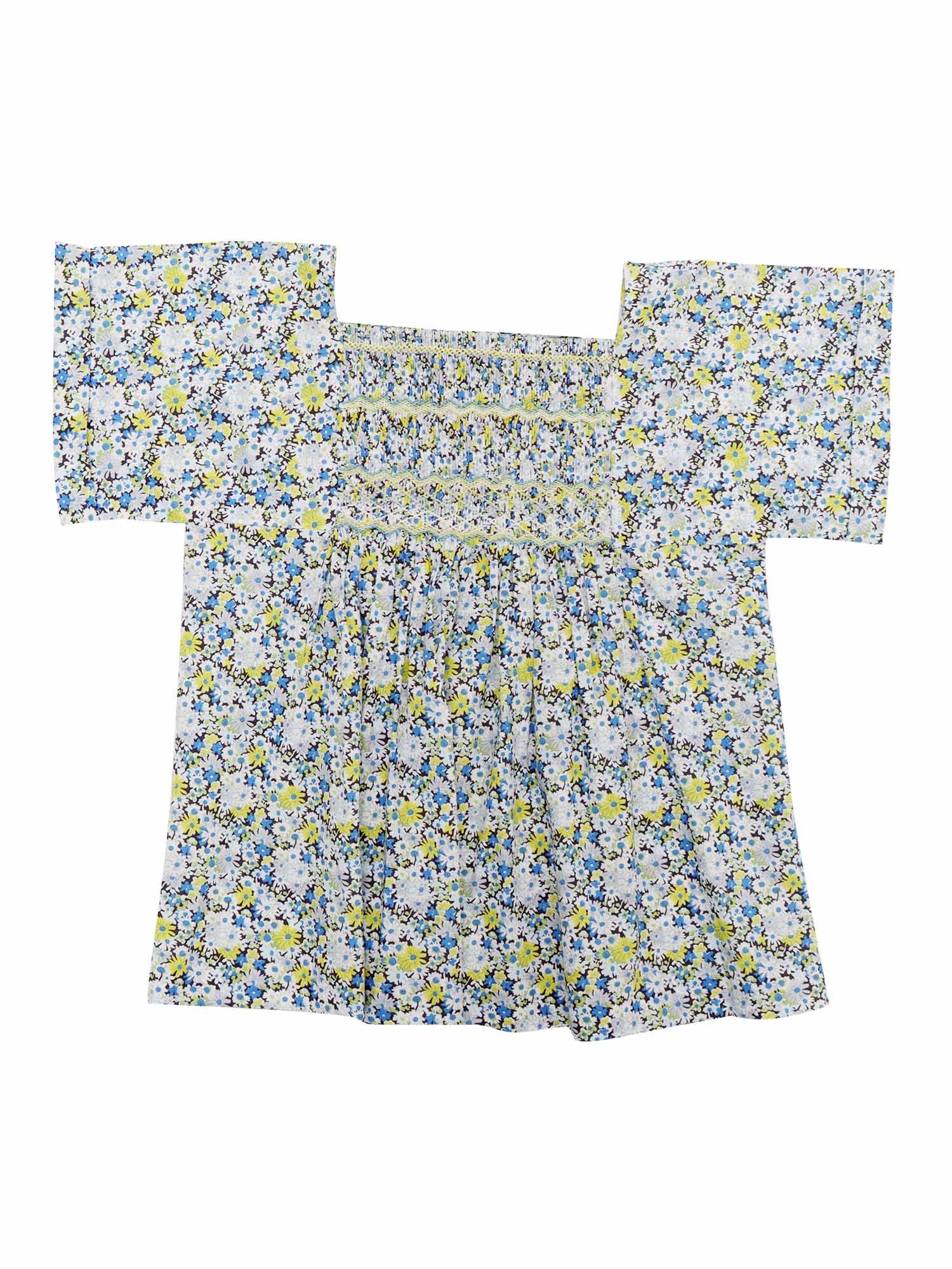 Bonpoint Floral T-shirt In Blue