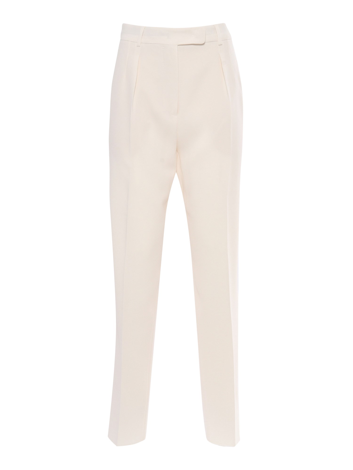 Max Mara Ivory Trousers In White