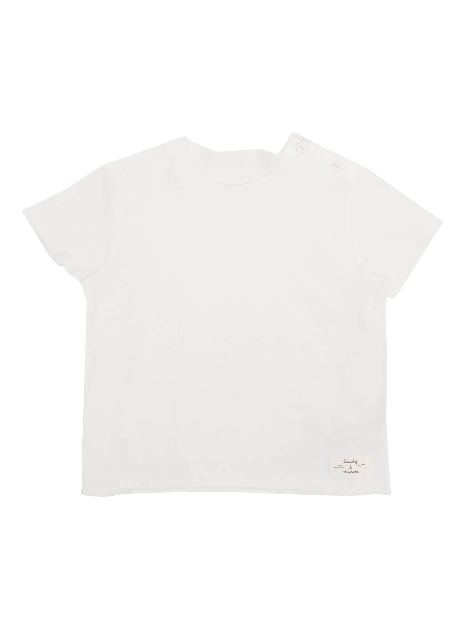 Teddy & Minou Basic T-shirt In White